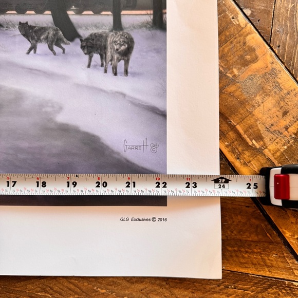 BNSF Railroad Greg Garrett Wolf Artwork “Shadow Company” 2016 - Picture 10 of 11